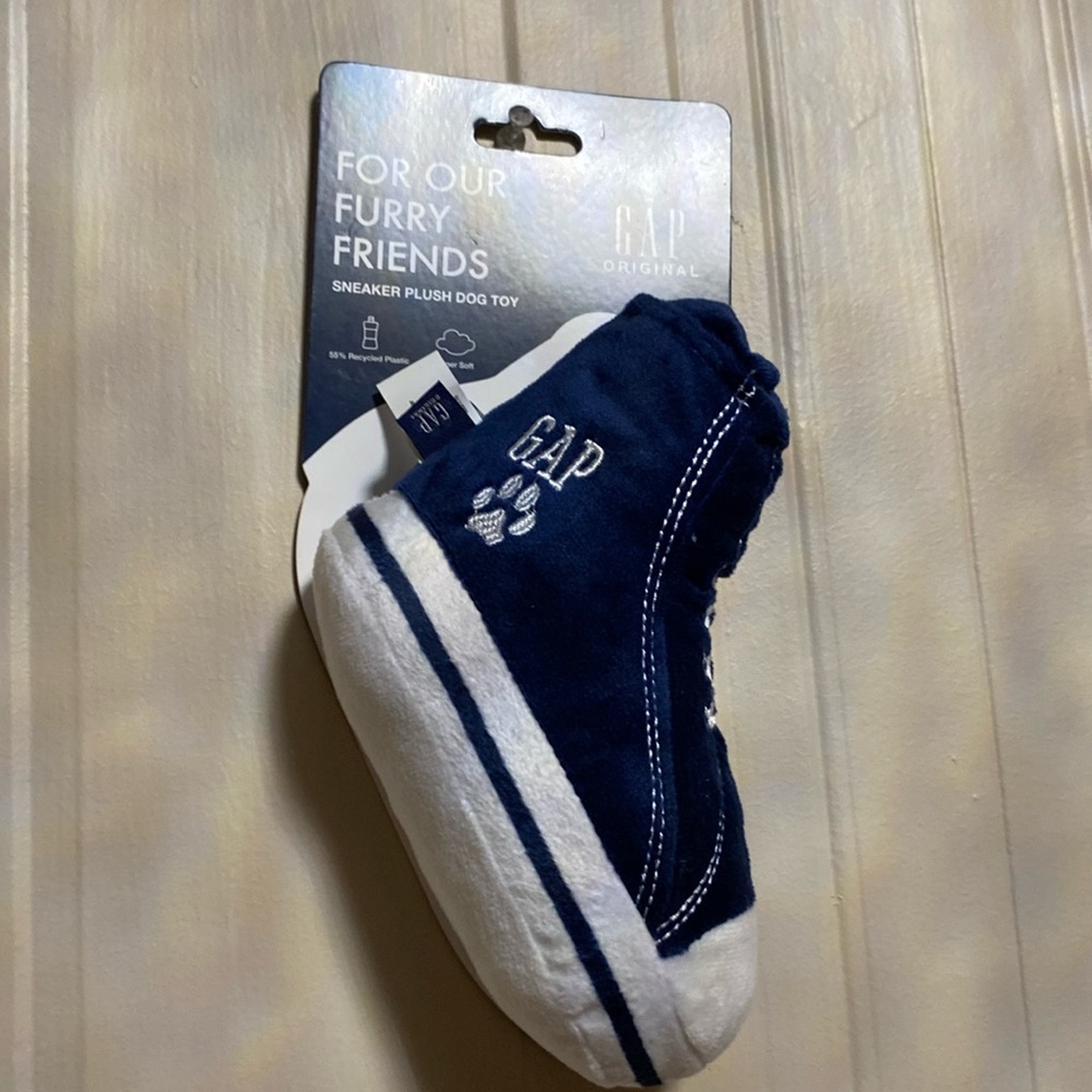 - Brand New Dog Toy With Squeaker Plush Sneaker Double Squeaker 8”
